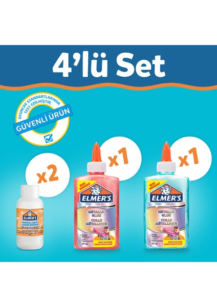 Elmers Metalik Slime Kit 2109483