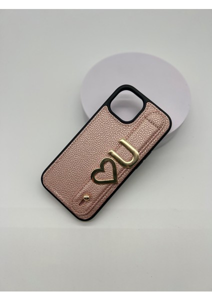 iPhone 12 Charmlı Kılıf "3 Charm Hediye !" Kişiye Özel Harfli Telefon Kılıfı