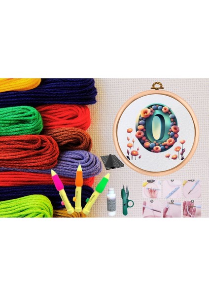 punch seti nakış seti kasnaklı kendin yap seti seri 82