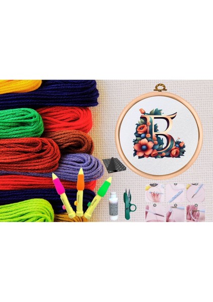 punch seti nakış seti kasnaklı kendin yap seti seri 56