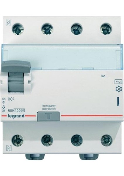 403190 Legrand 4X25A 30MA Ac Tipi Xc3 Kaçak Akım Koruma Anahtarı