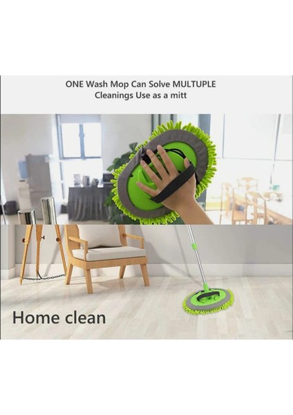 Sihirli Mop Araba Yıkama Fırçası Mikrofiber Bezli Teleskopik Saplı fiyatları