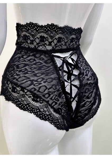 Siyah Dantelli Yüksek Bel Külot VENÜS-K1013 modelleri