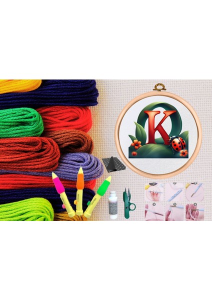 punch seti nakış seti kasnaklı kendin yap seti seri 78