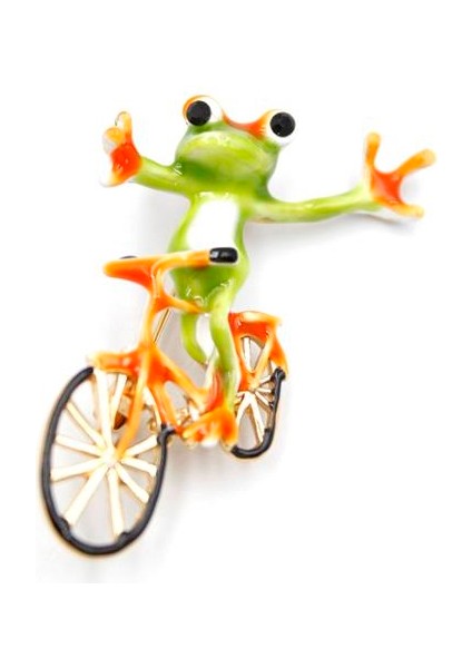 Kurbağa Broş - Yeşil fiyatları