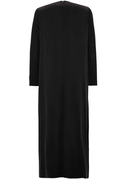 T26K-4008 Mıssdalıda Fermuar Dtyl. Cupro Elbise modelleri