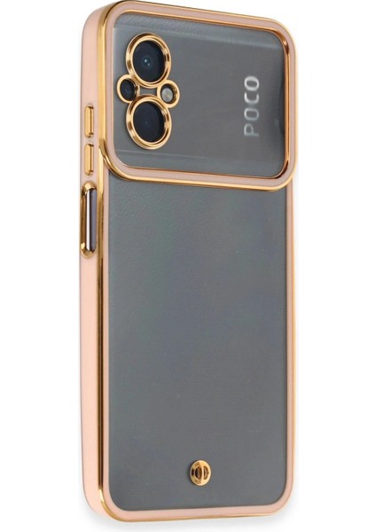 Ieg Xiaomi Poco M5 Kılıf Liva Lens Silikon - Rose