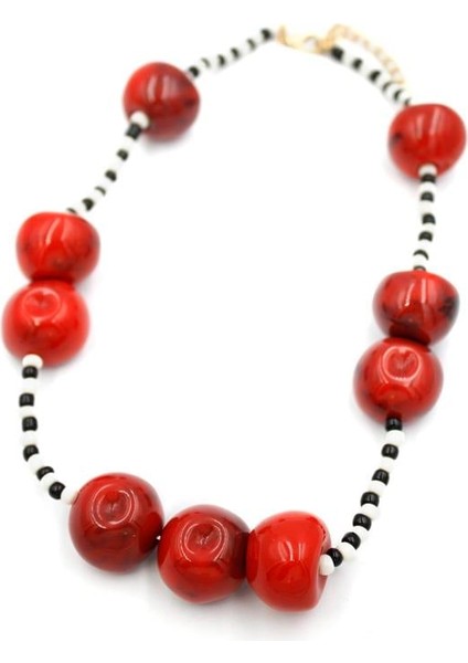 Kiraz Kolye - Kırmızı