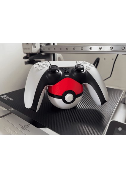 Poketopu Oyun Kolu Standı - Pokémon Temalı Ps5/oyun Kolu Tutucu