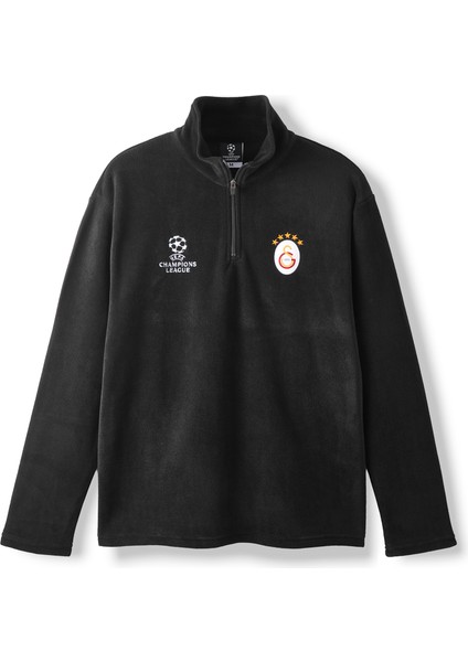 Galatasaray Ucl Erkek Yarım Zip Sweatshirt E252226