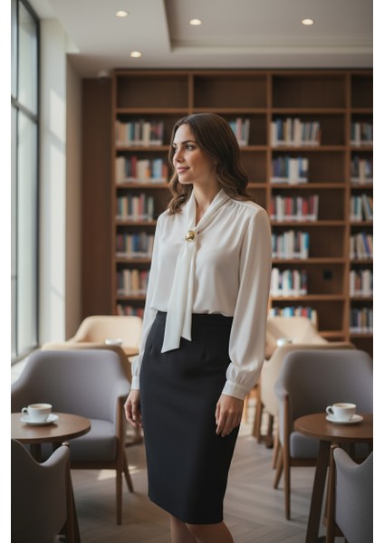 Büyük Beden Beyaz Ofis Jessica Bluz fiyatları