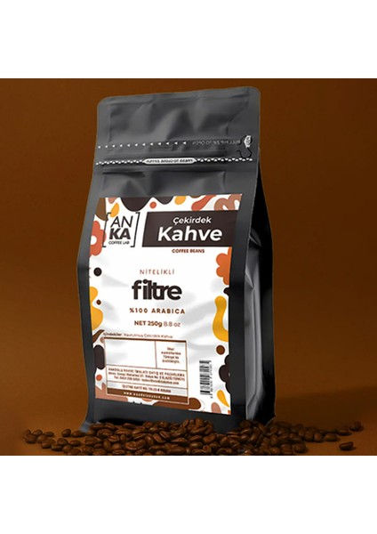 Blend Kavrulmuş Nitelikli Filtre Kahve Çekirdeği 250 G – %100 Arabica, Yumuşak Içimli