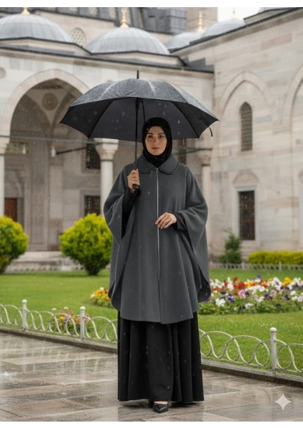 MYMİSİY Polar Panço Boy 90 cm Standart Beden (36--60)