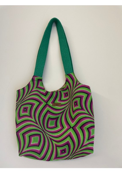 Çift Taraflı , Pamuk Askılı Kumaş Çanta