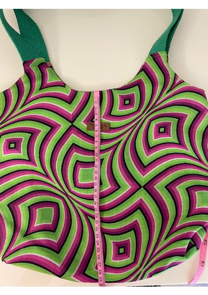 Çift Taraflı , Pamuk Askılı Kumaş Çanta