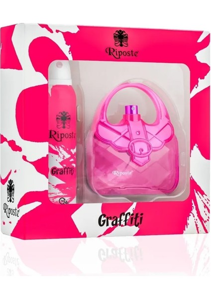 Riposte Kadın Parfüm & Deodorant Seti Graffiti For Women 110 ml