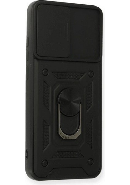 Ieg Samsung Galaxy A03S Kılıf Pars Lens Yüzüklü Silikon - Siyah fiyatları