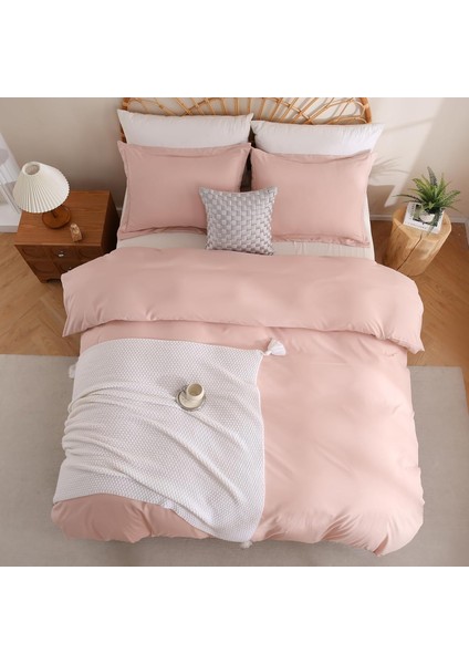 %100 Pamuk 57 Tel Iplik Boyalı Nevresim Seti Yumuşak Dokulu, Nefes Alan Kumaş fırsatları