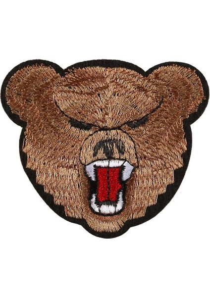 aplike ütü ıle yapışan ayı arma 4x5 cm