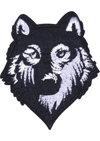 aplike ütü ıle yapışan kurt arma 6x7 cm