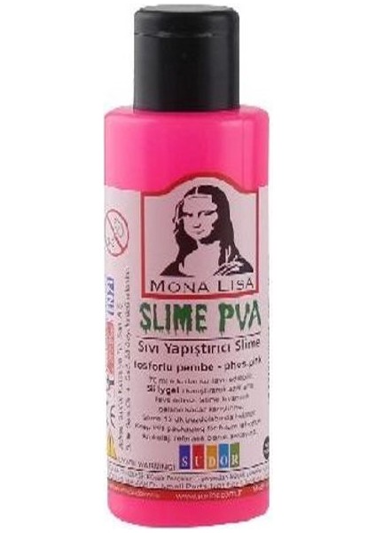 Monalisa Sıvı Yapıştırıcı Slime 70 ml Fosforlu Pembe (12 Adet) fiyatları