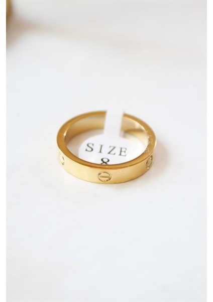 6'lı Crt Model Ince Alyans Yüzük Seti - Altın