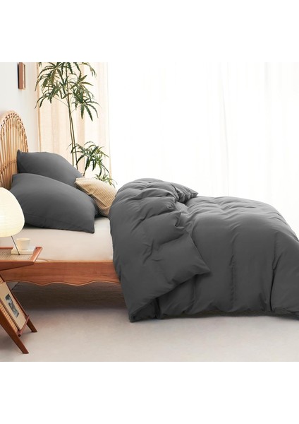 %100 Pamuk 57 Tel Iplik Boyalı Nevresim Seti Yumuşak Dokulu, Nefes Alan Kumaş indirimleri