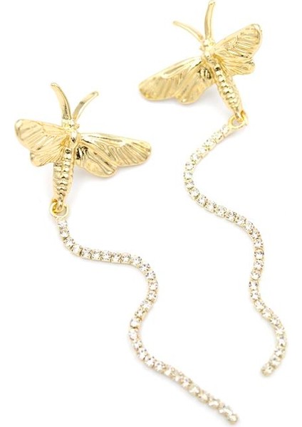 Kelebek Küpe - Altın