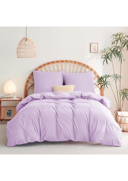 %100 Pamuk 57 Tel Iplik Boyalı Nevresim Seti Yumuşak Dokulu, Nefes Alan Kumaş