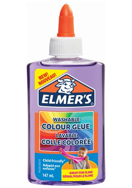 Elmers Şeffaf Renkli Yapıştırıcı Mor 147 ml 2109488