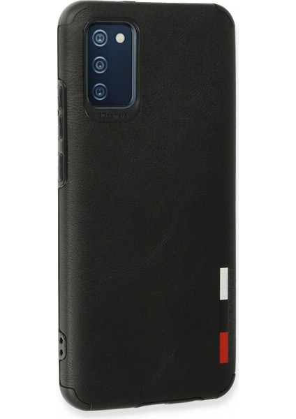 Ieg Samsung Galaxy A03S Kılıf Loop Deri Silikon - Siyah modelleri