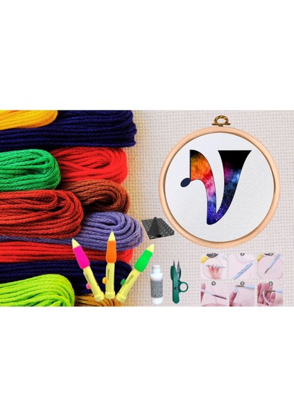 punch seti nakış seti kasnaklı kendin yap seti seri 95