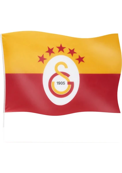 GS Store Galatasaray 5 Yıldızlı Klasik Elde Sallama Bayrak 50X75CM U251387