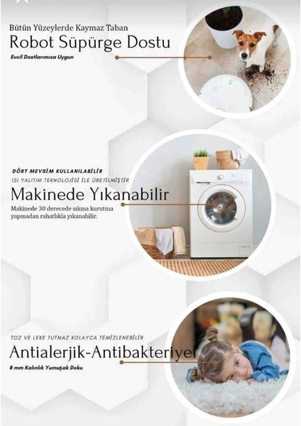 Duş Önü Vizon Banyo Su Emici Paspas 2'li Klozet Takımı modelleri