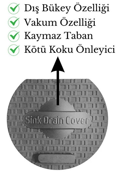 Lavabo Kötü Koku Giderici Önleyici Silikon Mat Sızdırmaz Lavabo Tıkacı Lavabo Tıpası Evye Kapağı Gri indirimleri
