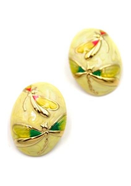 Yusufçuk Küpe - Sarı