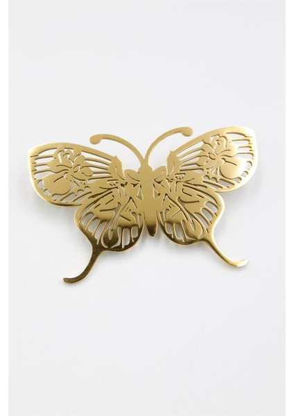 Çelik Kelebek Broş - Altın fiyatları