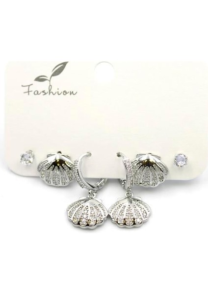 Çoklu Deniz Kabuğu Küpe - Gümüş fiyatları