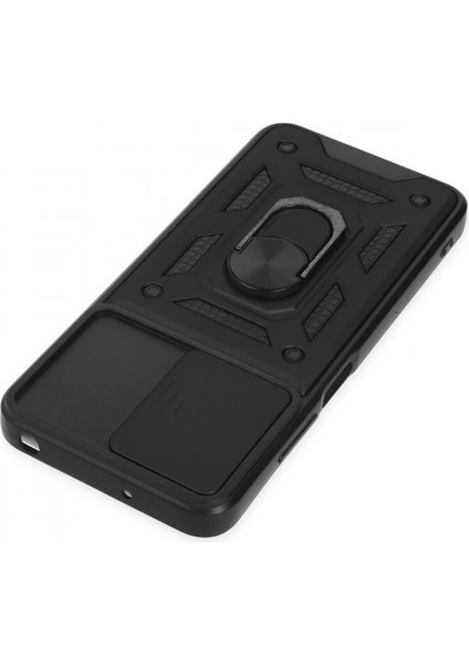 Ieg Xiaomi Poco M5 Kılıf Pars Lens Yüzüklü Silikon - Siyah fırsatları