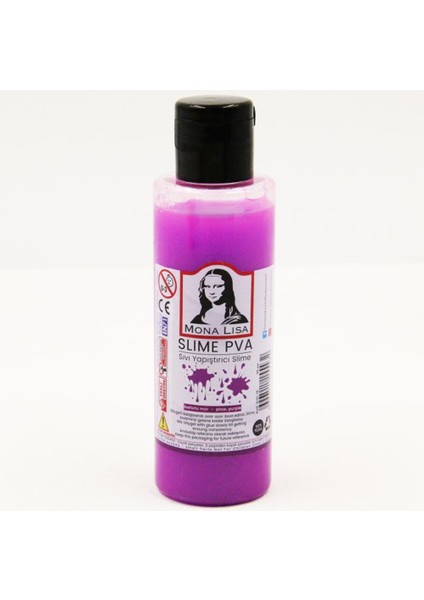 Mona Lisa Sıvı Yapıştırıcı Slime 70 ml Fosforlu Mor SL01-16