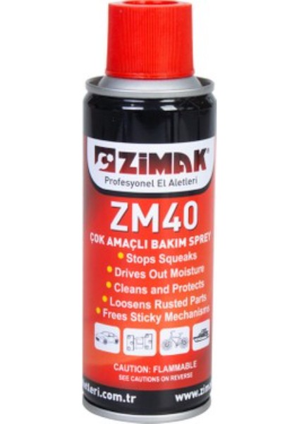 ZM40 Çok Amaçlı Bakım Spreyi 400 ml