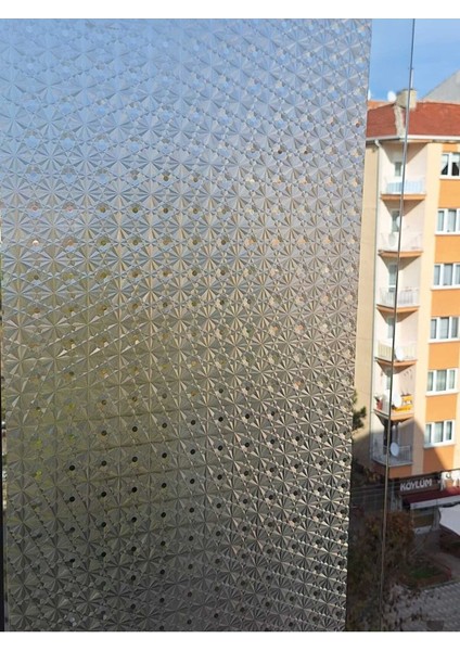 Cam Filmi Kaplama Statik Folyo Buzlu Desenli Duşa Kabin Pencere Ofis Dekorasyon fırsatları