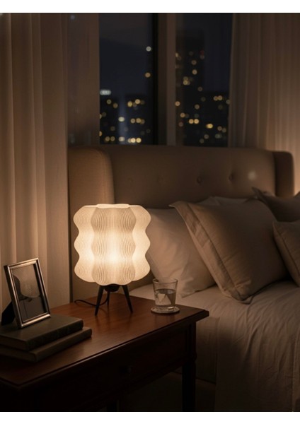 Modern Kıvrımlı Ayaklı Abajur fiyatları