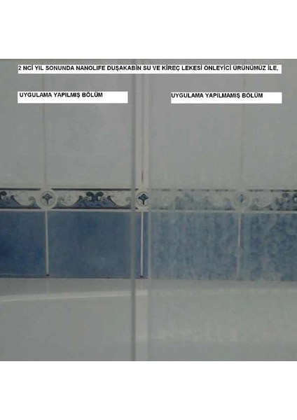 Nanoteknolojik Duşakabin Su Kaydırıcı 2 Yıl Etkili modelleri