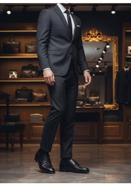 Hakiki Flotter Deri El Yapımı Siyah Erkek Ayakkabı modelleri