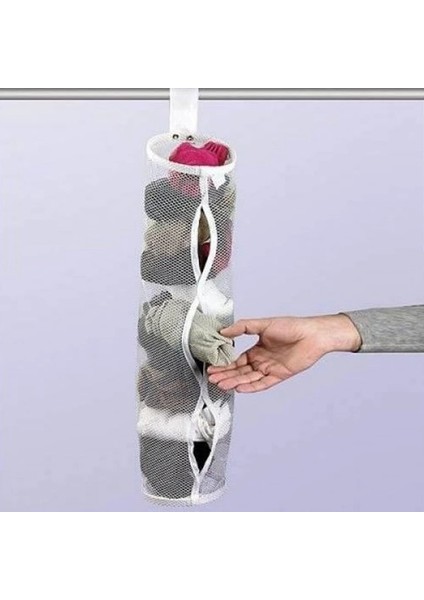 Dolap Içi Asılabilir Temiz Çorap Düzenleyici Çorap Filesi Askılık modelleri