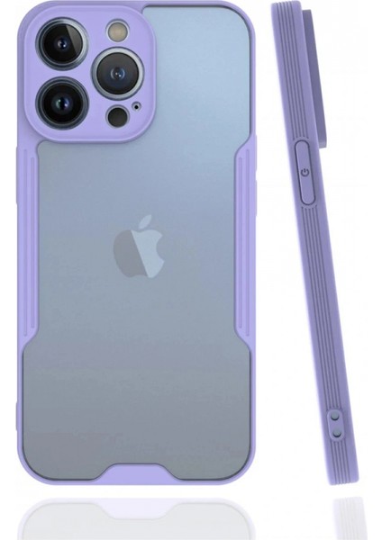 Ieg iPhone 13 Pro Max Kılıf Platin Silikon - Lila