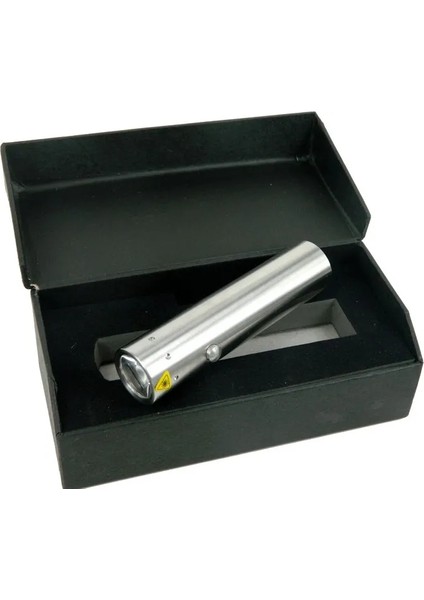 Lounge F BK30 Paslanmaz Metal El Feneri - Pilli, Kutulu, Sellektörlü