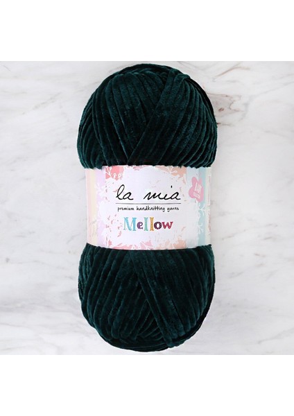 la mia mellow koyu yeşil el örgü ıpi - 946 - 34180