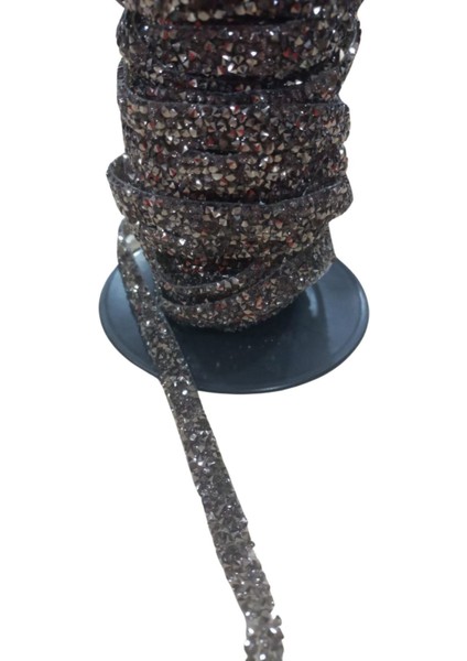 Silikonlu Yapıştırma Taş Şerit 2 cm Siyah 5 Metre